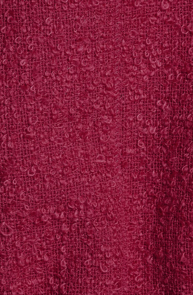 Oscar de la Renta Belted Peplum Wool Blend Tweed Jacket, Alternate, color,