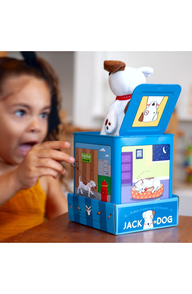 ZZDNU Jack Rabbit Creations Inc Dog Tin Jack in The Box, Alternate, color, Multicolored