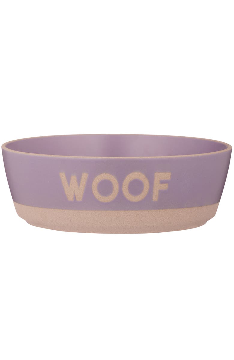 MASON CASH Woof Dog Bowl, 7.9 Inch, 44oz, Main, color, Purple