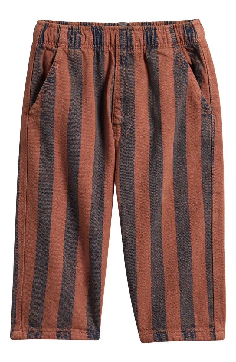 NEXT Kids' Stripe Pants, Main, color, Brown