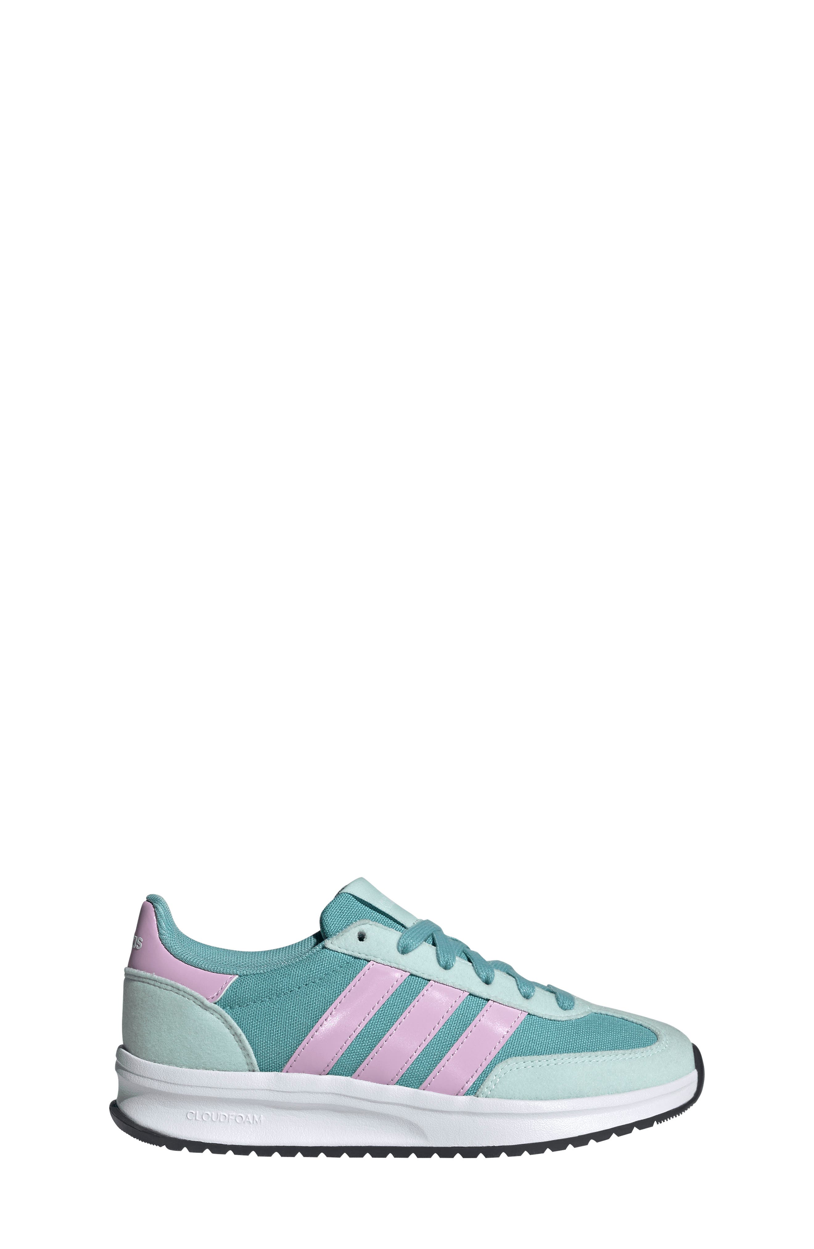 adidas Kids' Run '70s Sneaker, Alternate, color, Mint/ Lilac/ Halo Mint