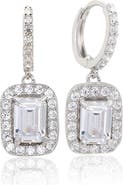 SUZY LEVIAN Sterling Silver Cubic Zirconia Drop Earrings