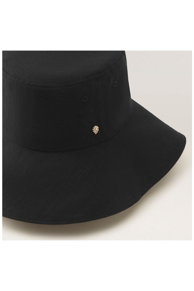 Aria UPF 50+ Linen Bucket Hat, Alternate, color, BLACK