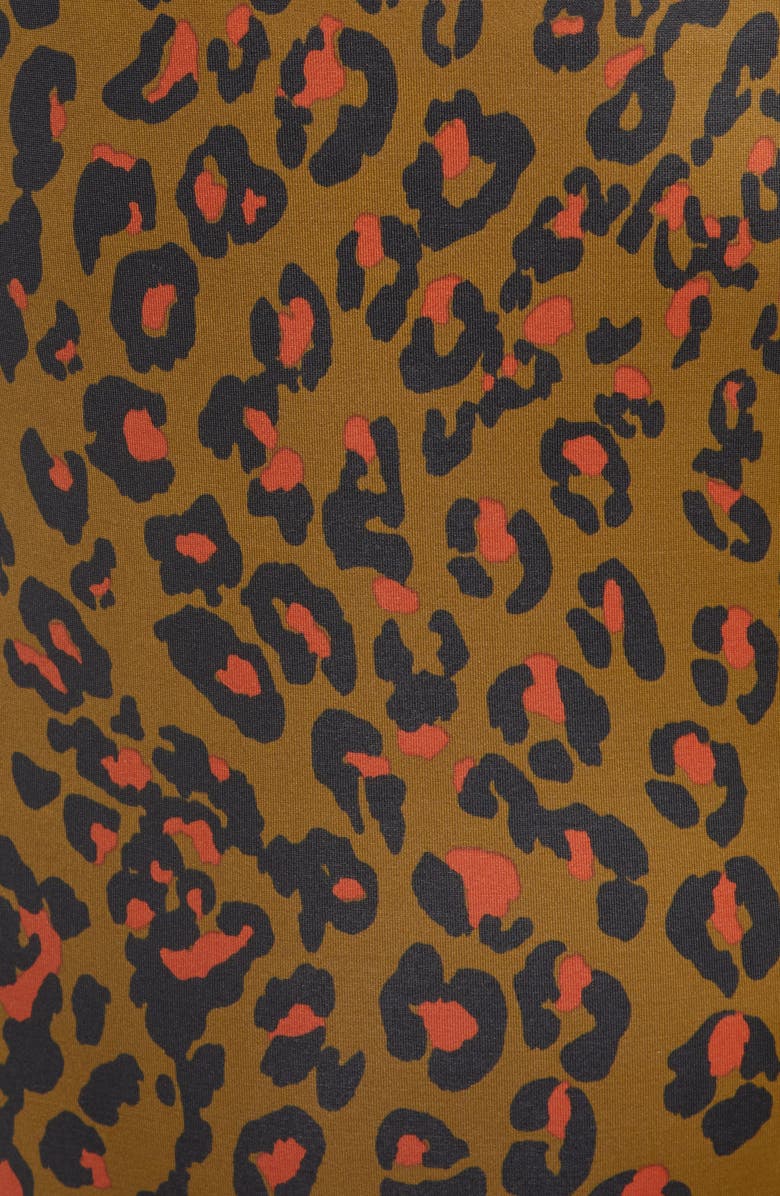 Madewell Second Wave Jungle Cat One-Piece Swimsuit, Alternate, color,