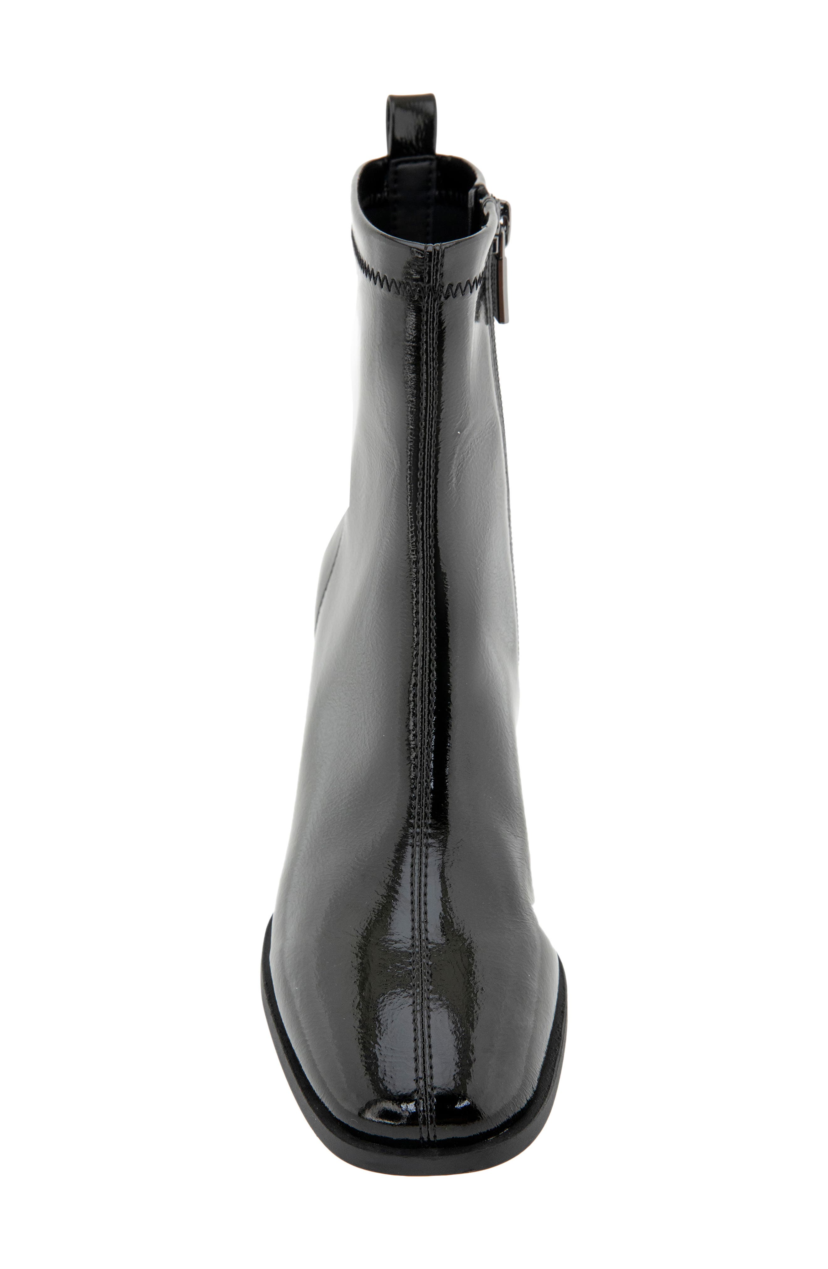 Rida 2.0 Faux Leather Bootie, Alternate, color, BLACK PATENT