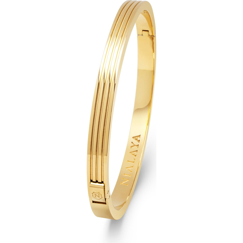 Nialaya Gentleman Bangle in Gold  product