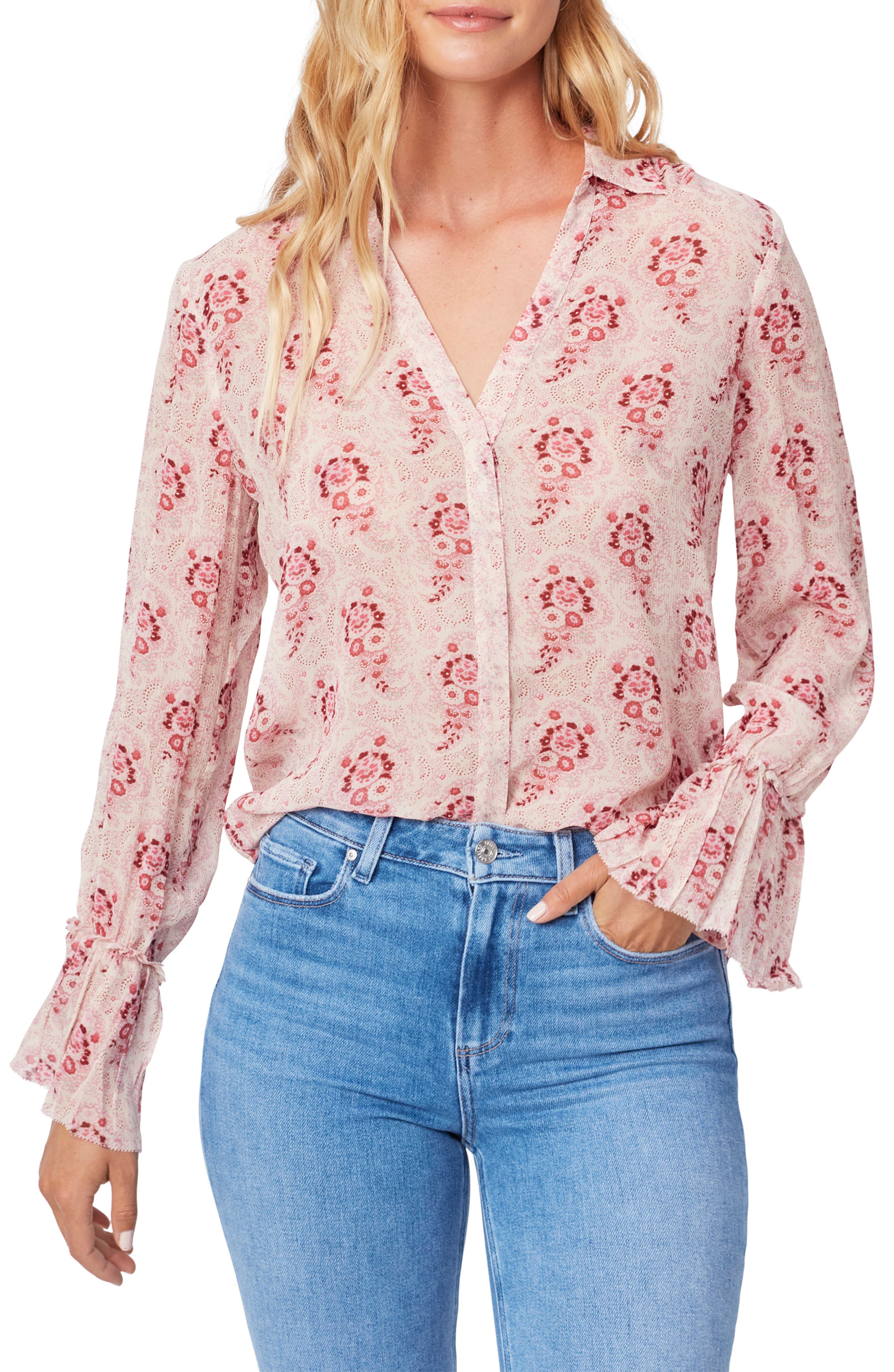 PAIGE Abriana Silk Blouse