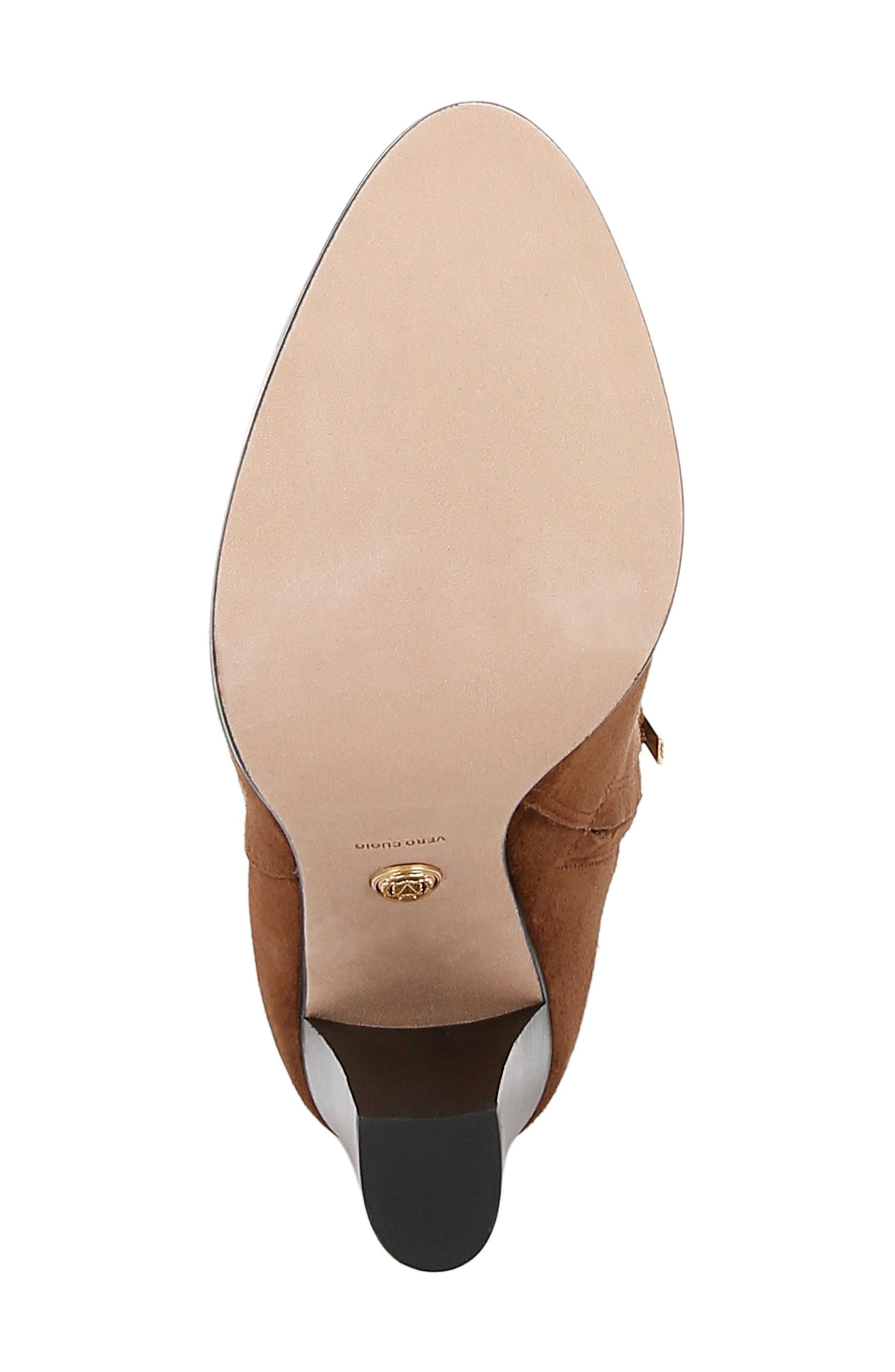 Veronica Beard Conrad Knee High Boot, Alternate, color, Cedar/ Black