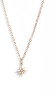 Set & Stones Geneva Diamond Flower Pendant Necklace