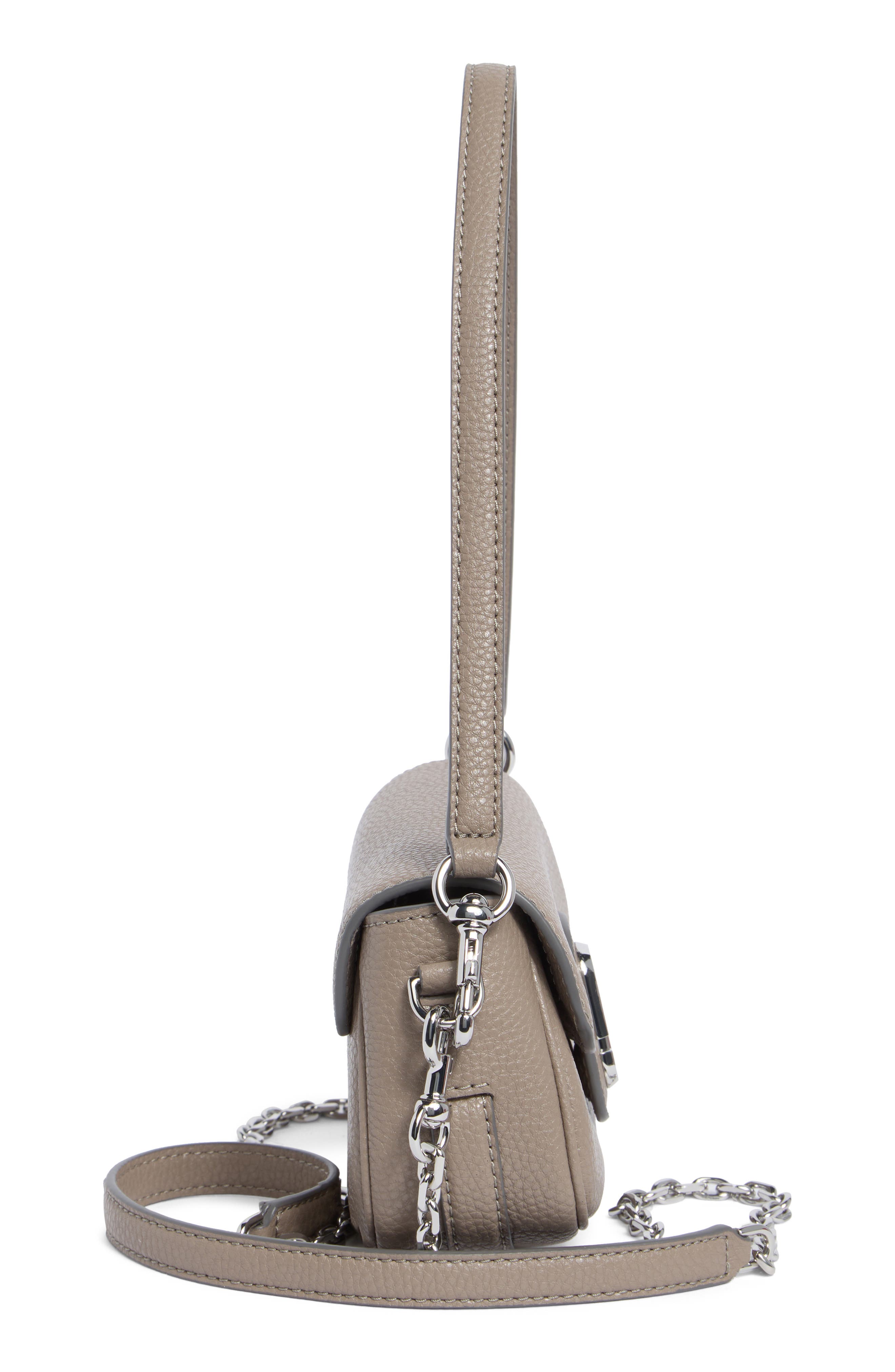 The J Marc Clover Pebble Crossbody Bag, Alternate, color, CEMENT