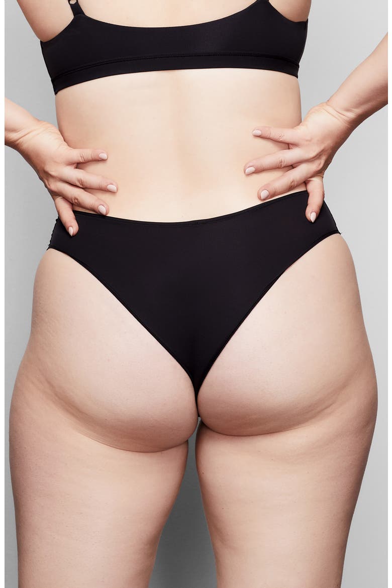 Fits Everybody Cheeky Briefs, Alternate, color, ONYX