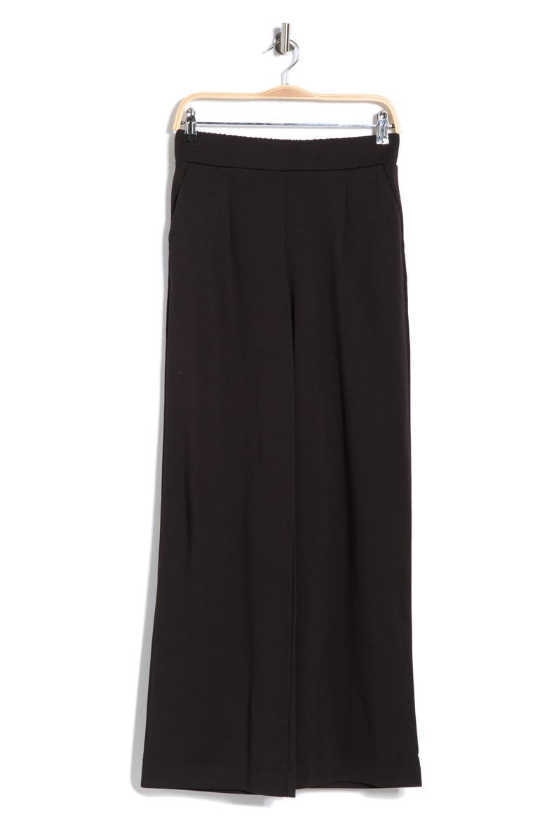 Rizetta Wide Leg Pants, Alternate, color, BLACK