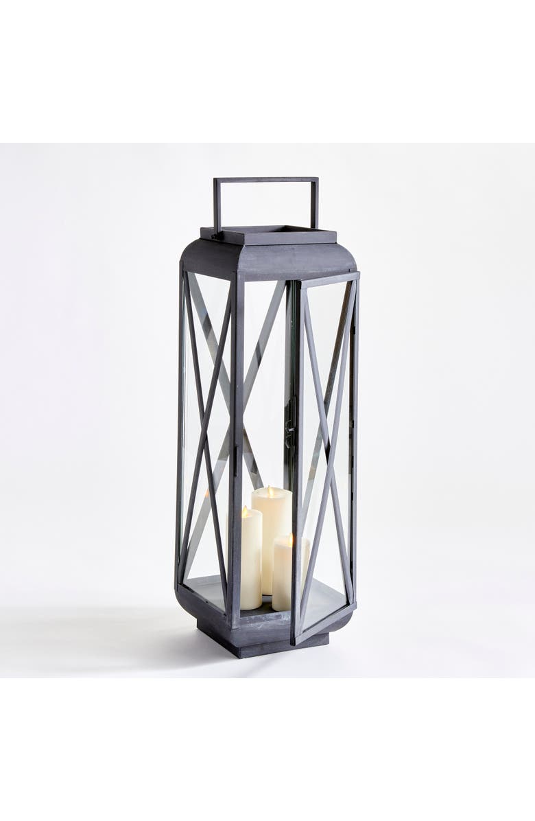 Napa Home & Garden Terrazza Outdoor Lantern Large, Alternate, color, Gray