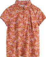 Seasalt Cornwall Rushmaker Floral Organic Cotton Voile Button-Up Shirt