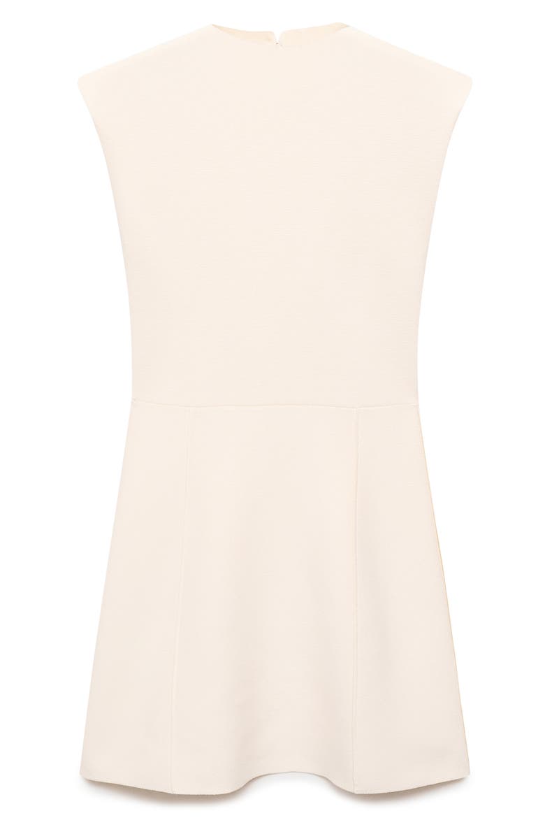 Domino Knit Fit & Flare Minidress, Alternate, color, LIGHT BEIGE