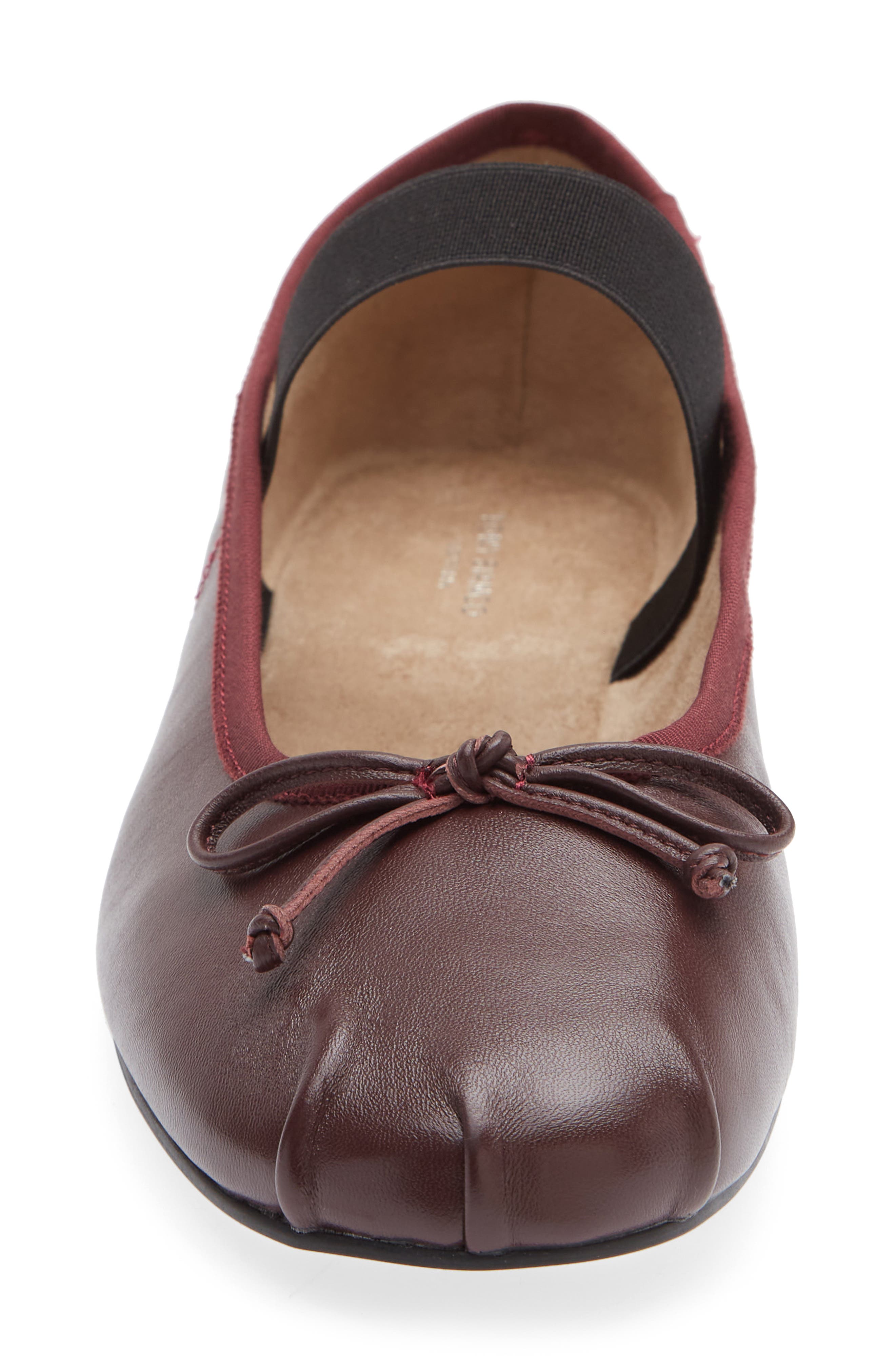 Caspian Mary Jane Flat, Alternate, color, VINO NAPPA
