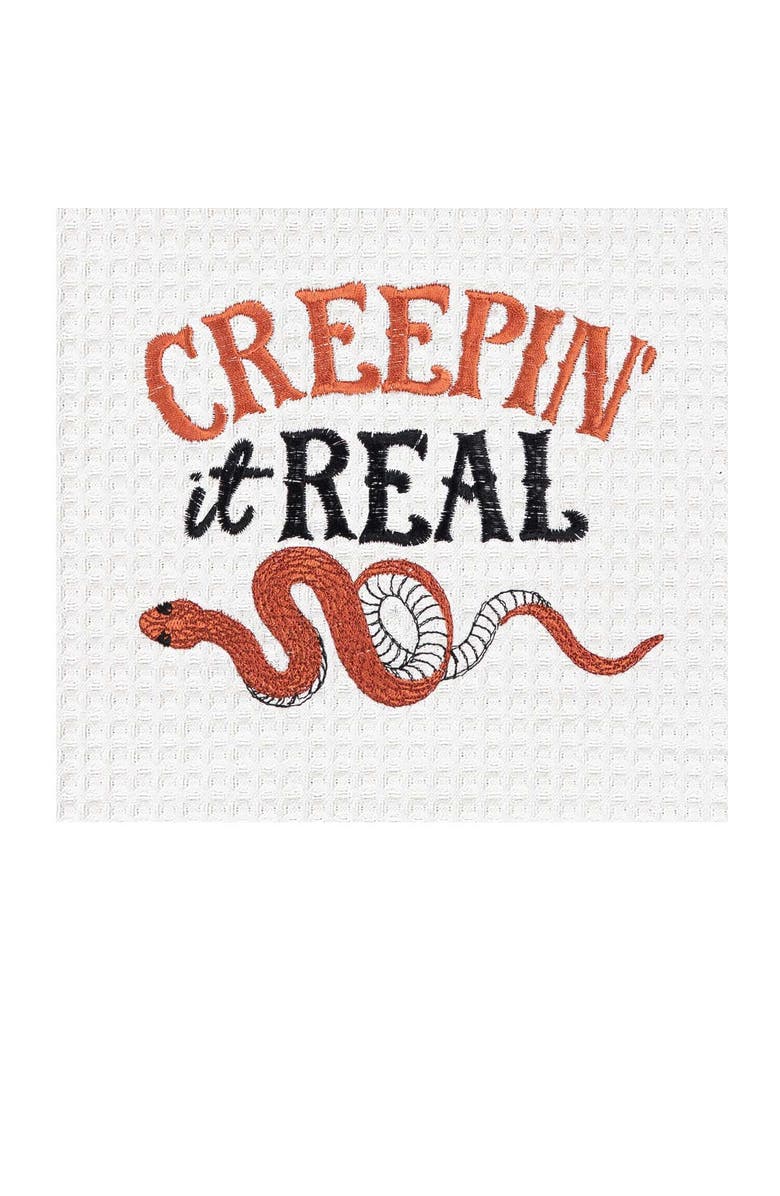 C&F Home Creepin' It Real Snake Towel, Alternate, color, Orange