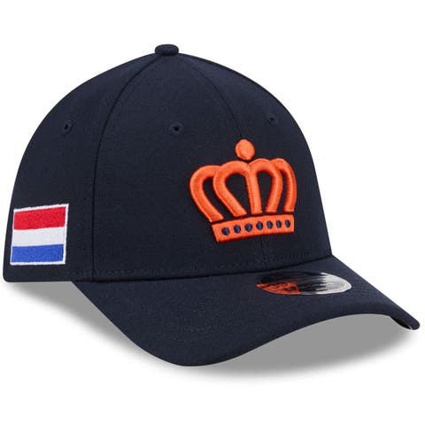 Men's New Era  Navy Netherlands Baseball 2026 World Baseball Classic M-Crown 39THIRTY Flex Hat
