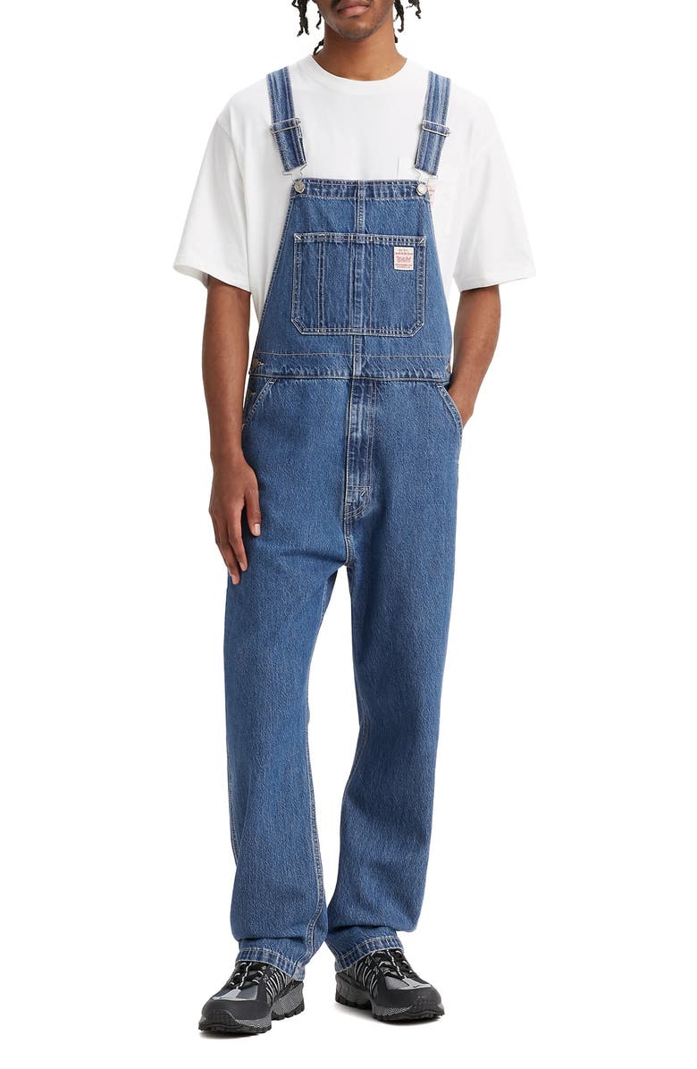 Levi's<sup>®</sup> Denim Overalls, Main, color, 
