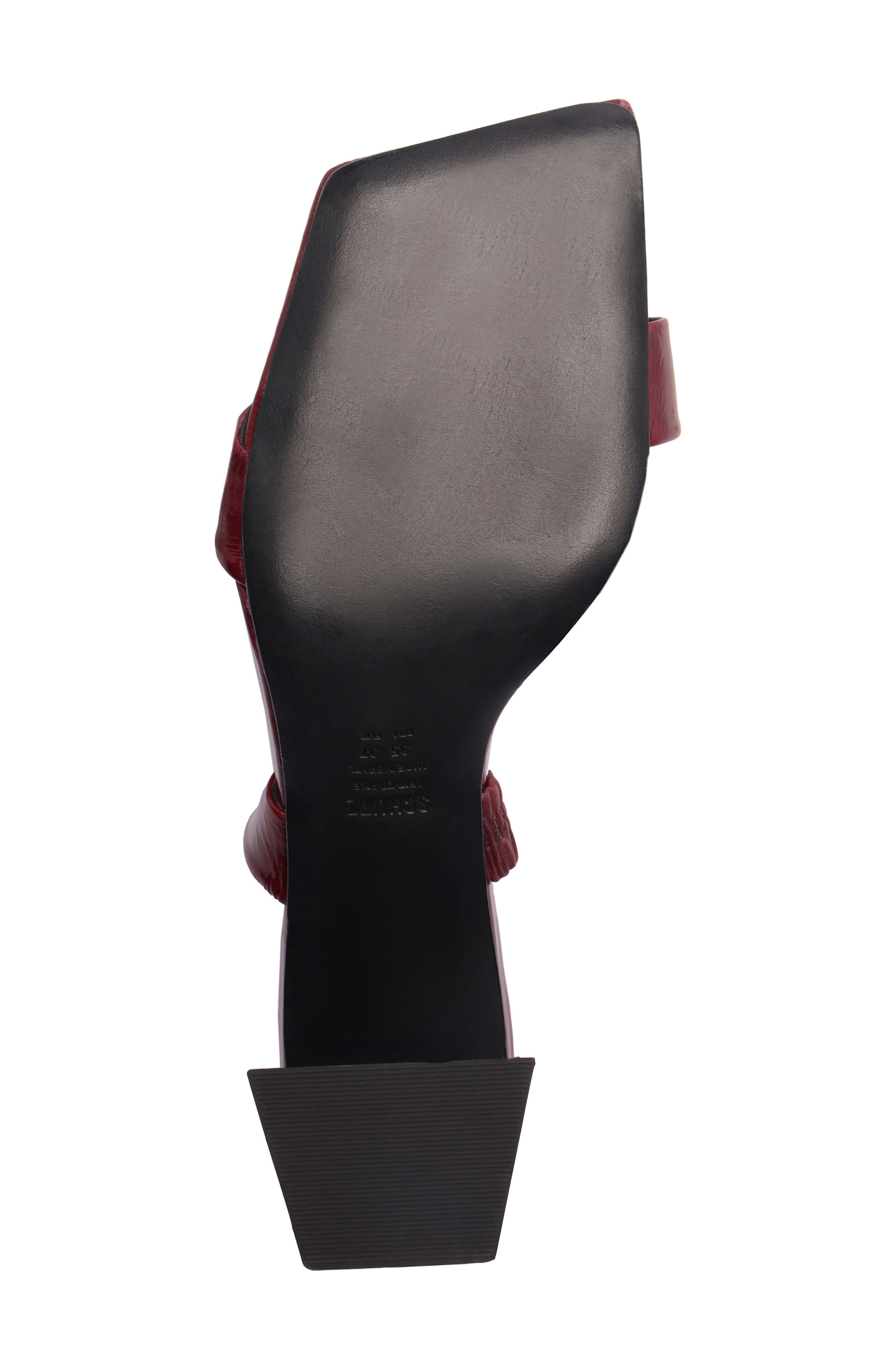 Chantal Mid Slide Sandal, Alternate, color, VINO
