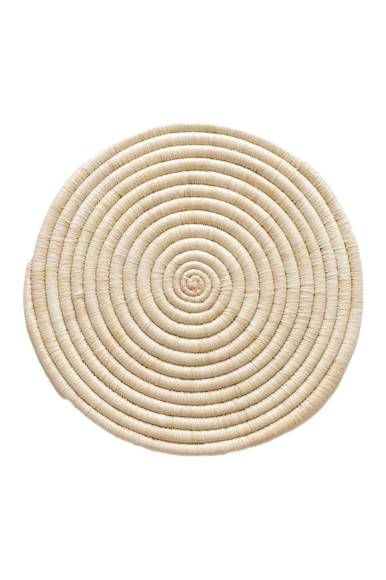 Natural Raffia Placemat, Main, color, Natural