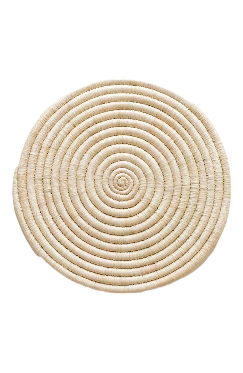 indego africa Natural Raffia Placemat, Main, color, Natural