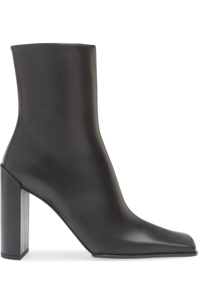Alaïa Square Toe Bootie, Alternate, color, Noir