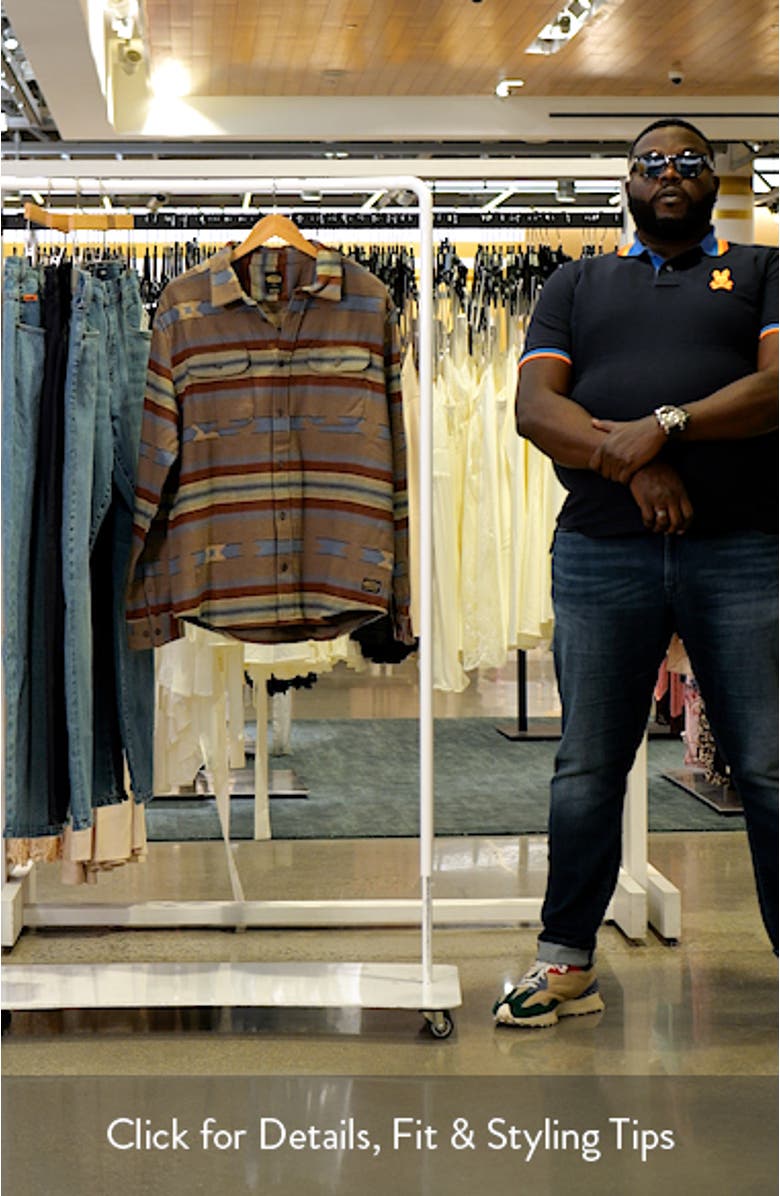 Dayshift Blanket Stripe Flannel Button-Up Shirt, sales video thumbnail