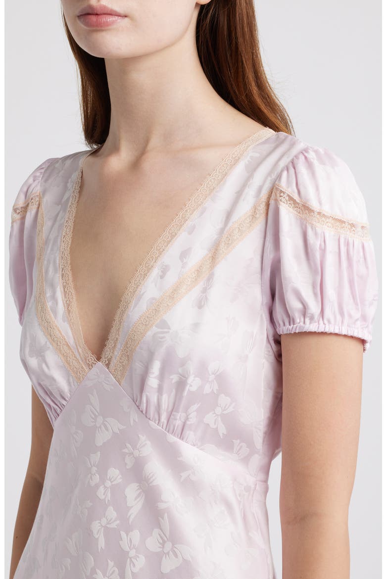 Sylara Silk Minidress, Alternate, color, ORCHID ICE