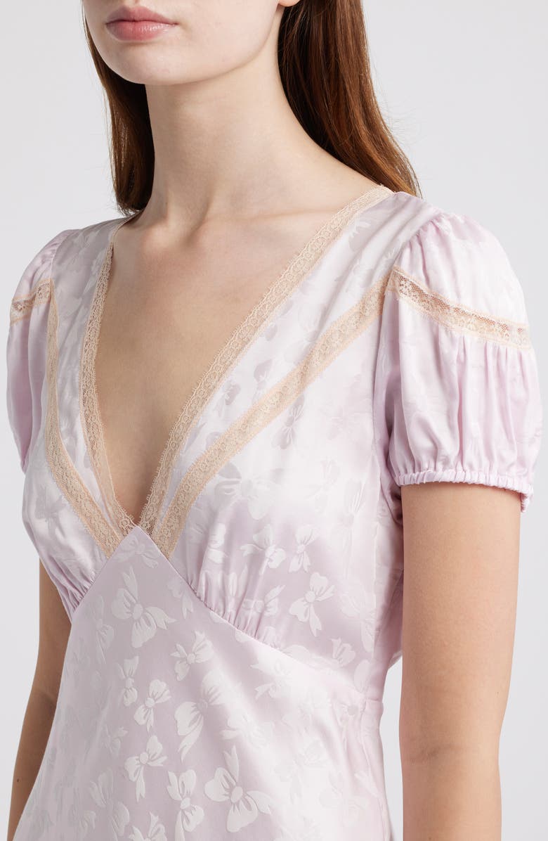 LoveShackFancy Sylara Silk Minidress, Alternate, color,