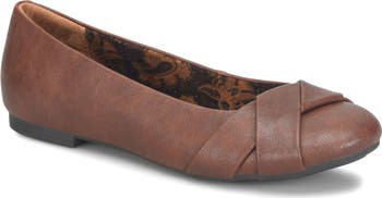 (取寄) レディース タマラ EuroSoft women Tamara Dark Tan EUROSOFT Tamara Ballet Flat (Women) | Nordstromrack