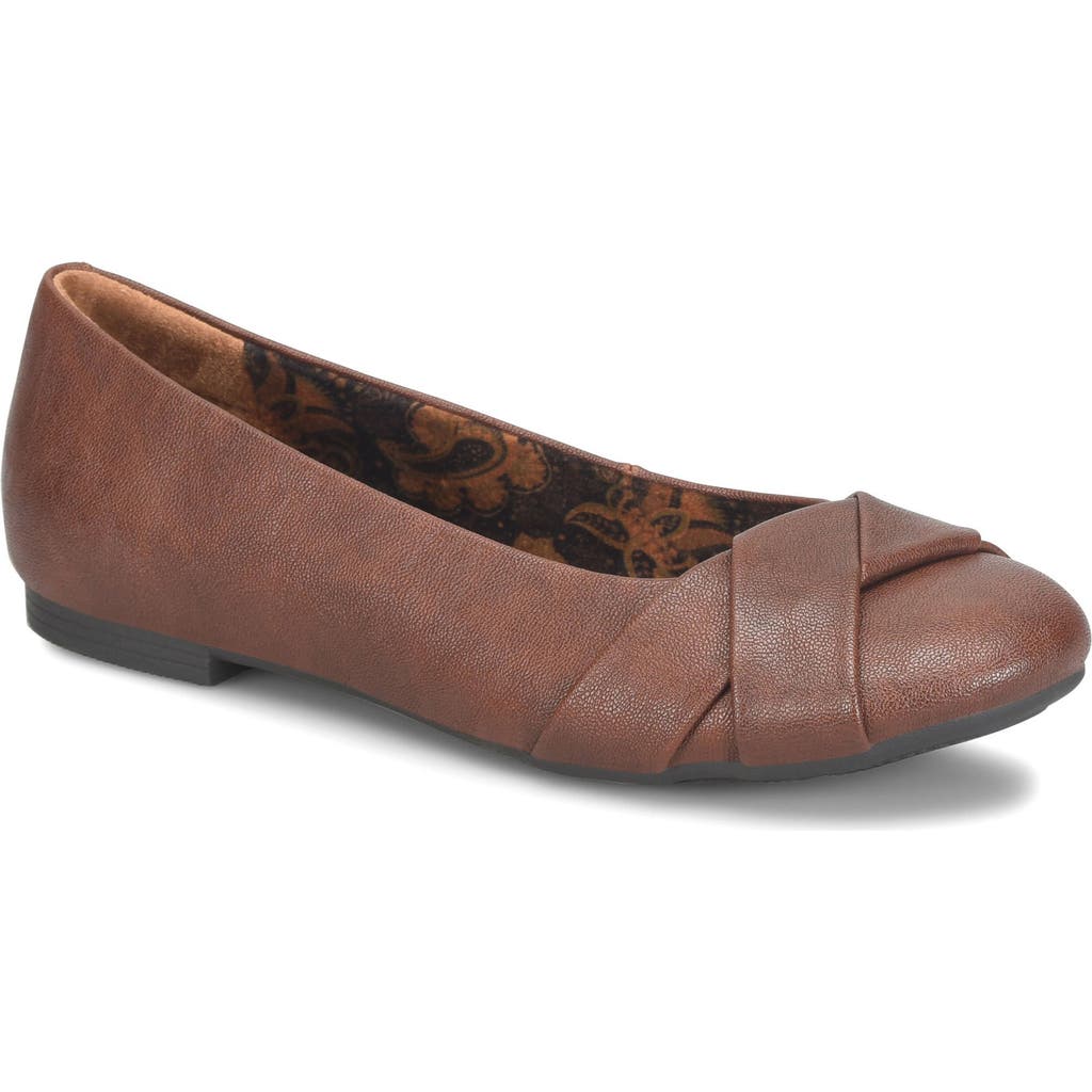 Eurosoft Tamara Ballet Flat In Brown