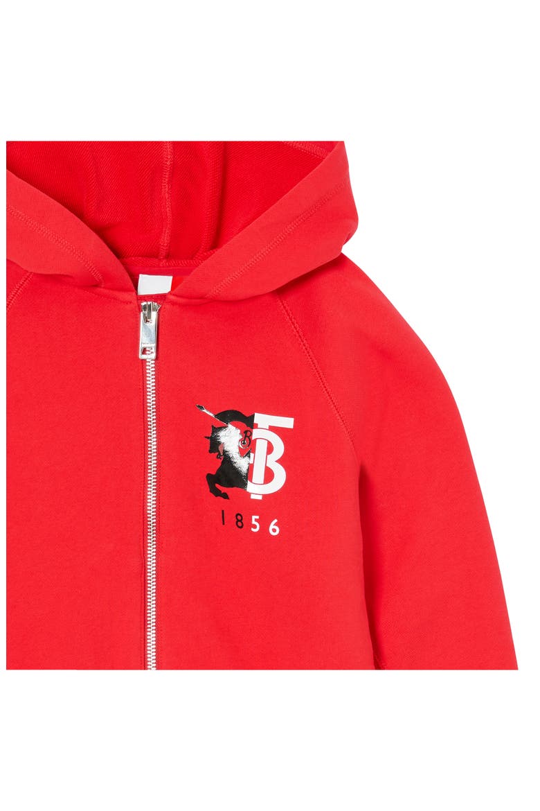 Henry Logo Graphic Cotton Hoodie, Alternate, color, BRIGHT RED