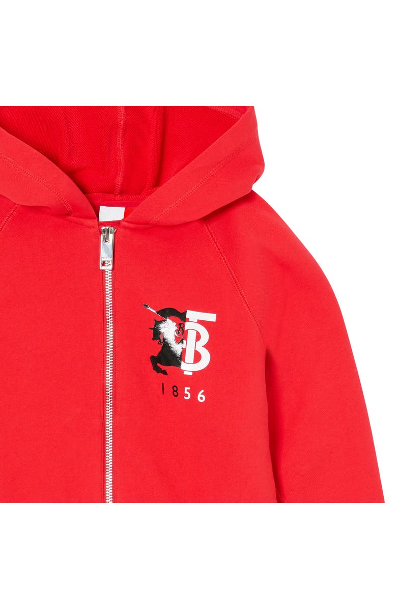 Burberry Henry Logo Graphic Cotton Hoodie, Alternate, color, 