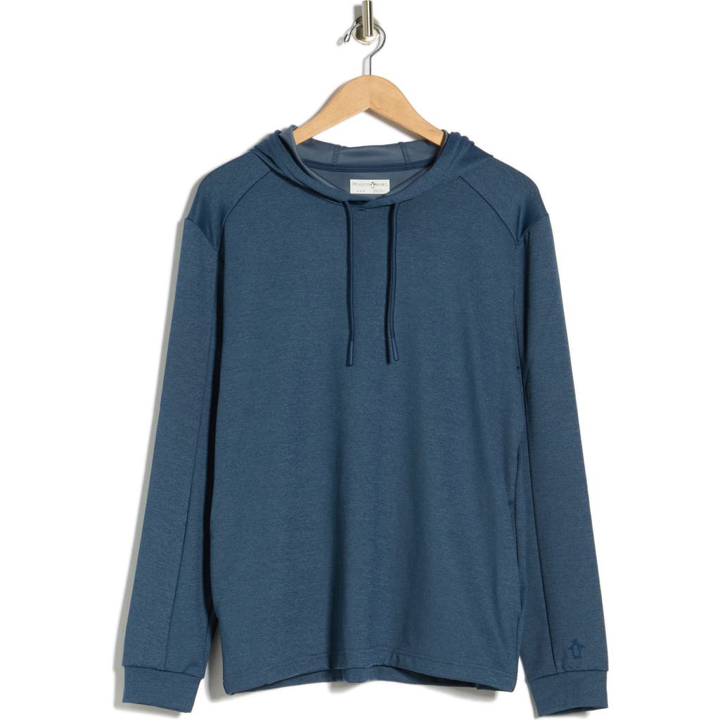 Original Penguin Sport Midweight Hoodie In Blue