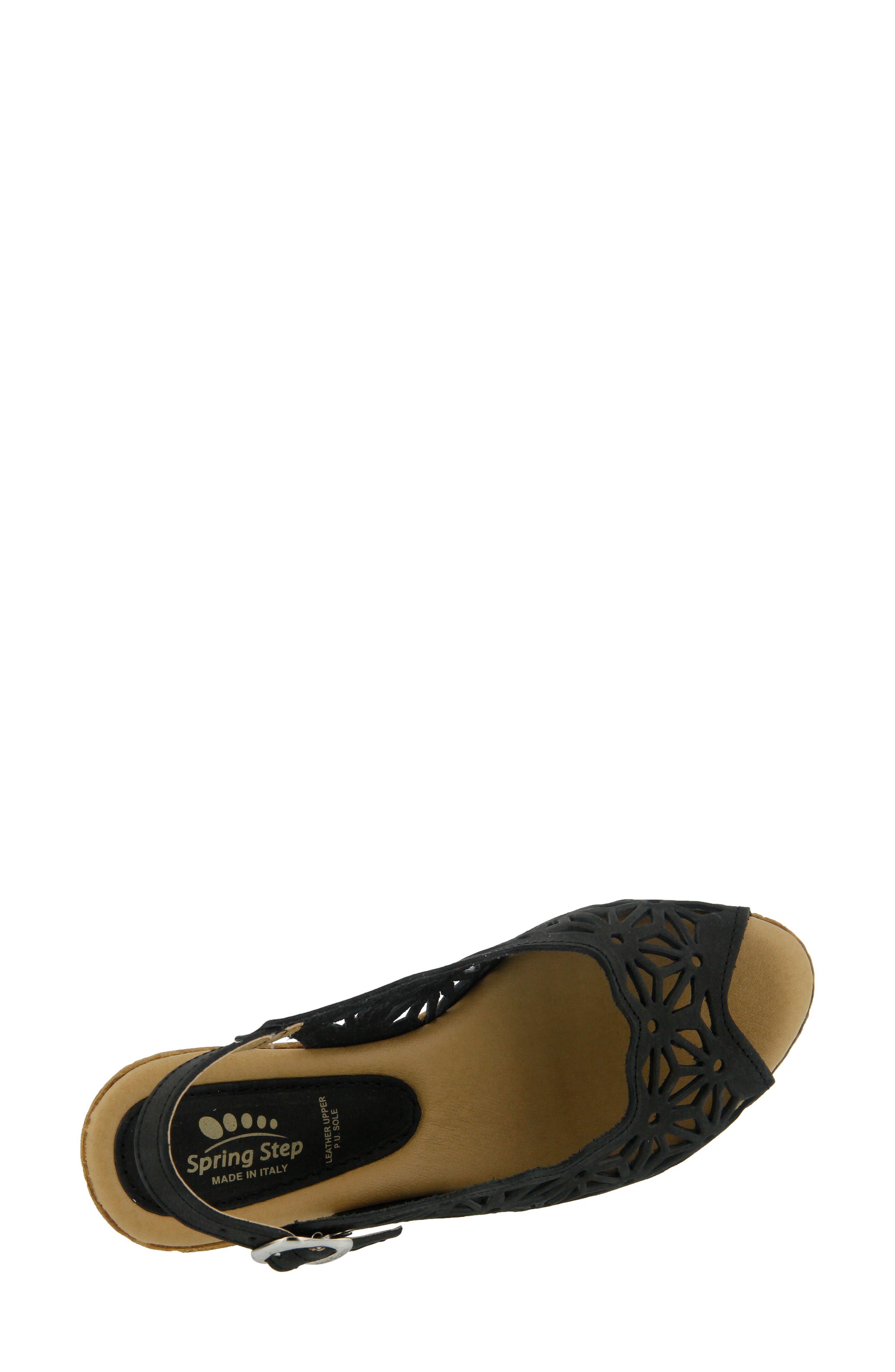 Spring Step Abigail Platform Wedge Sandal, Alternate, color, 