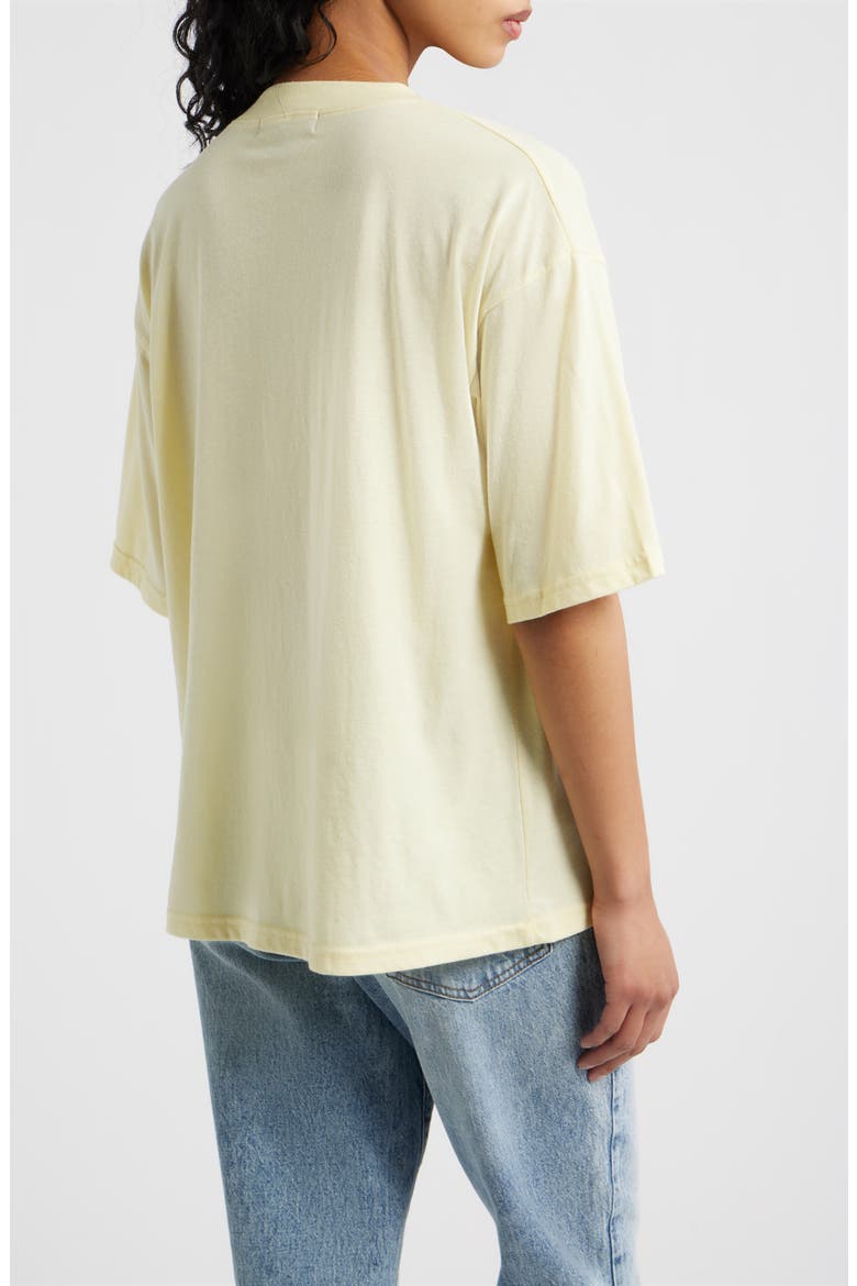 Malibu Beach V-Neck Graphic T-Shirt, Alternate, color, YELLOW