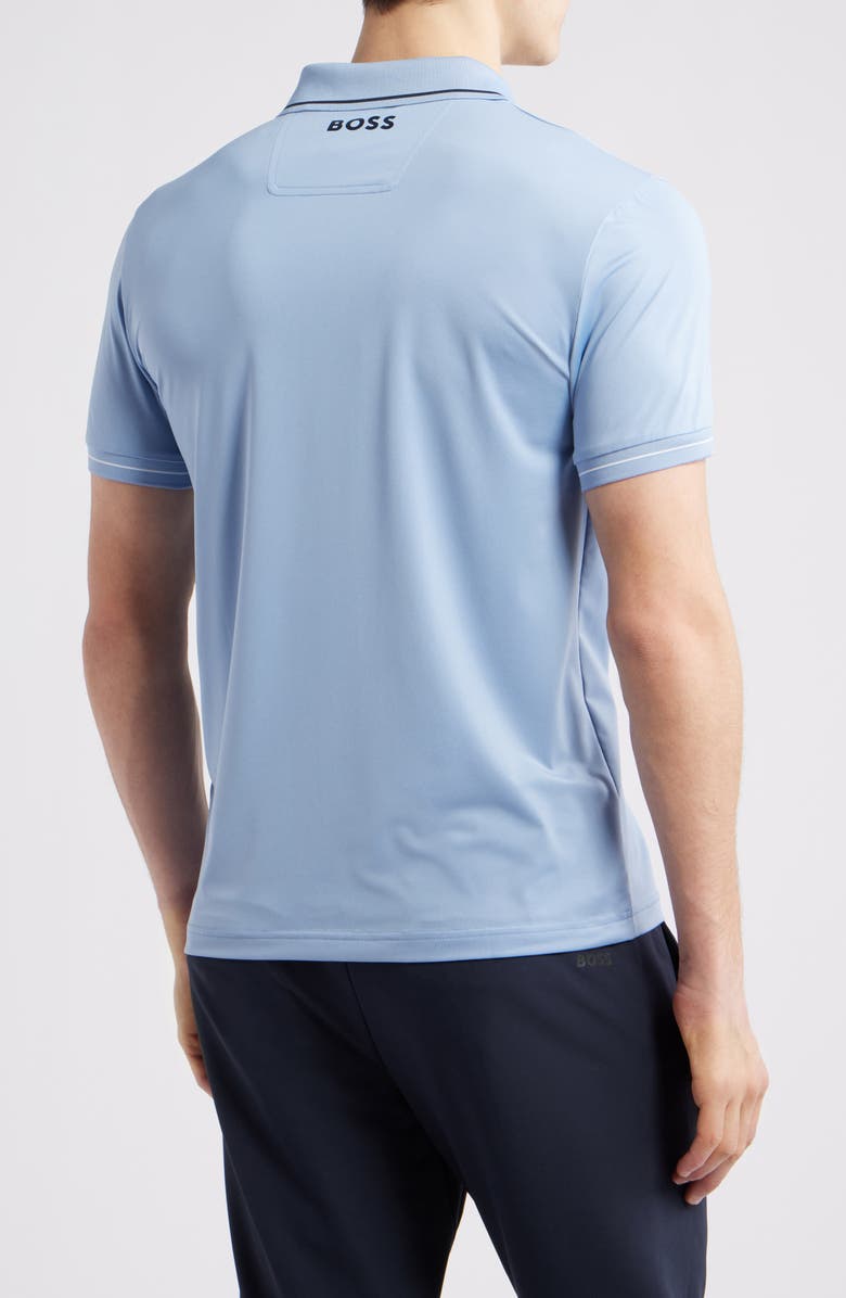 BOSS Paul Pro Active Performance Polo, Alternate, color, Open Blue