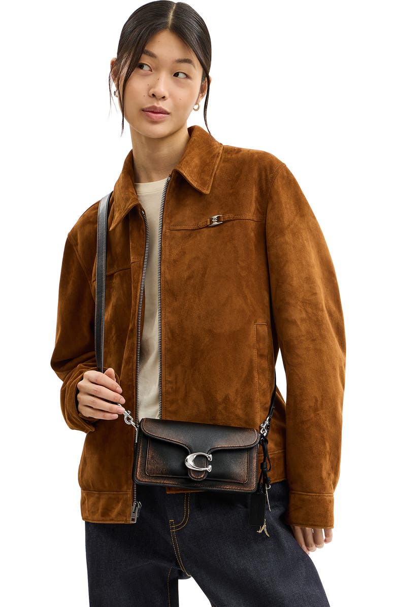 COACH Tabby Loved Leather Shoulder Bag, Alternate, color,