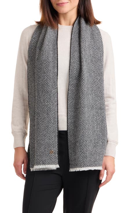 Herringbone Cashmere Scarf