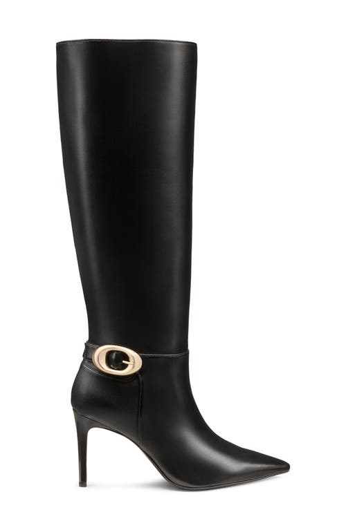 Stuart Weitzman Stuart Power Buckle Boot In Black