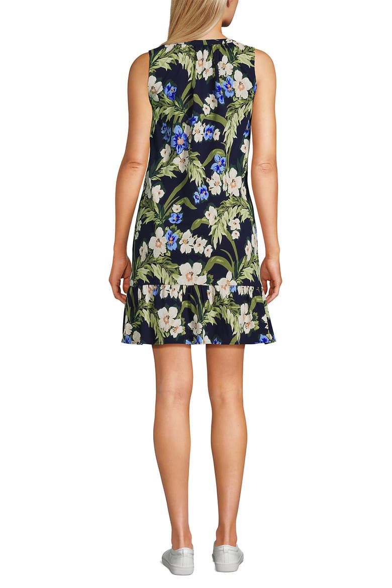 sleeveless cotton jersey dress Women's Z Supply Mattie Indigo Cotton Jersey Mini Dress | Size: S