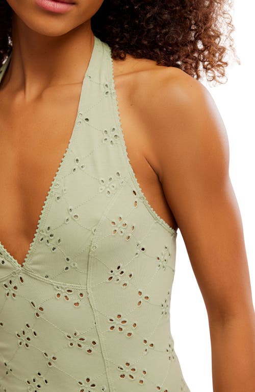 FREE PEOPLE FREE PEOPLE FULL BLOOM CROP HALTER TOP