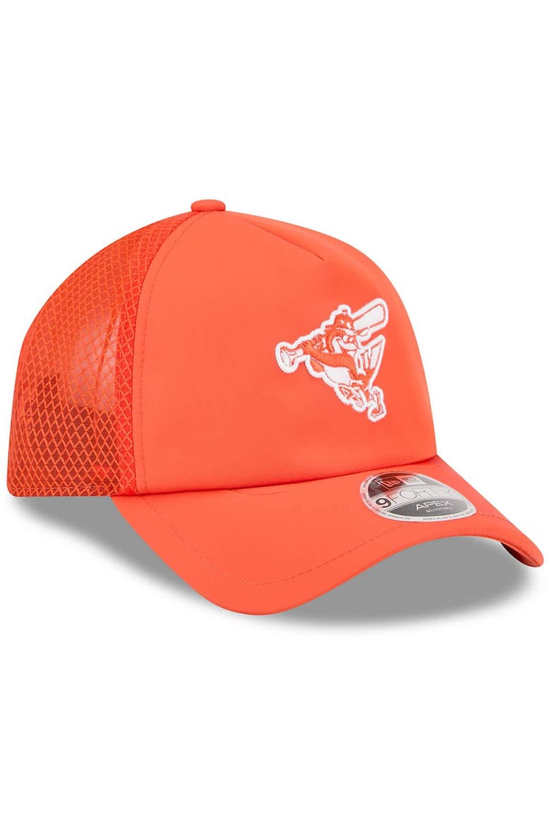 Men's New Era Orange Baltimore Orioles 2026 Batting Practice Alternate Apex 9FORTY Adjustable Hat, Alternate, color, Orange