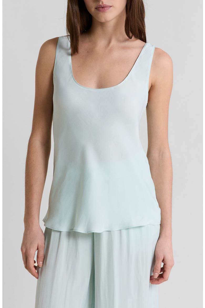Cheeta Pajama Tank, Main, color, BLUE GREEN