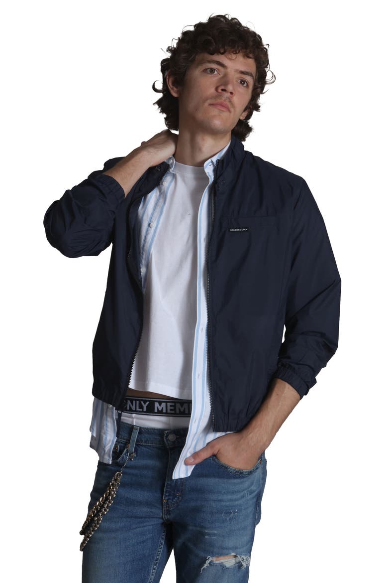 Men's Windbreaker Packable Jacket, Alternate, color, Navy