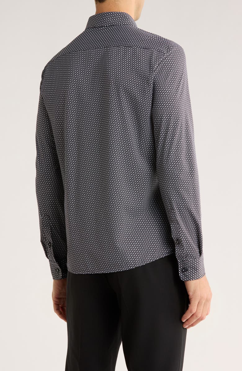 BOSS Roan Kent Button-Up Shirt, Alternate, color, Black