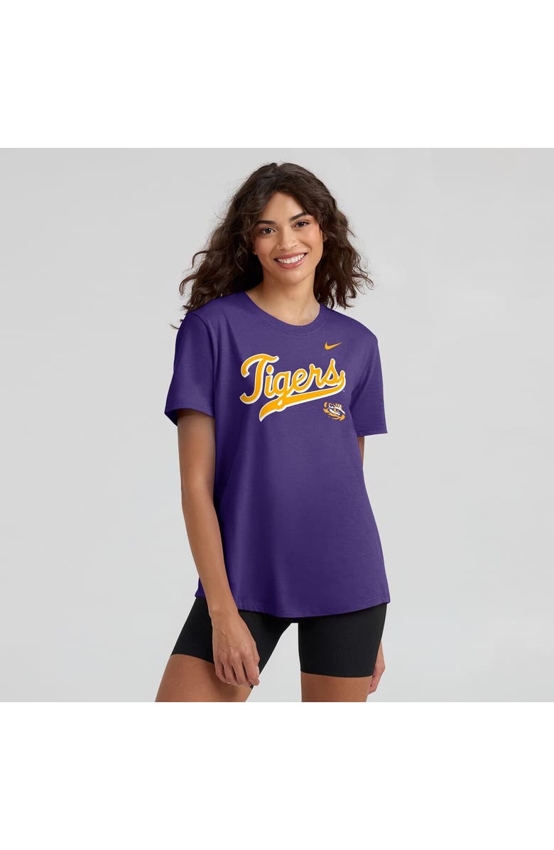 Nike Women's Nike Purple LSU Tigers Local Script T-Shirt, Alternate, color, 