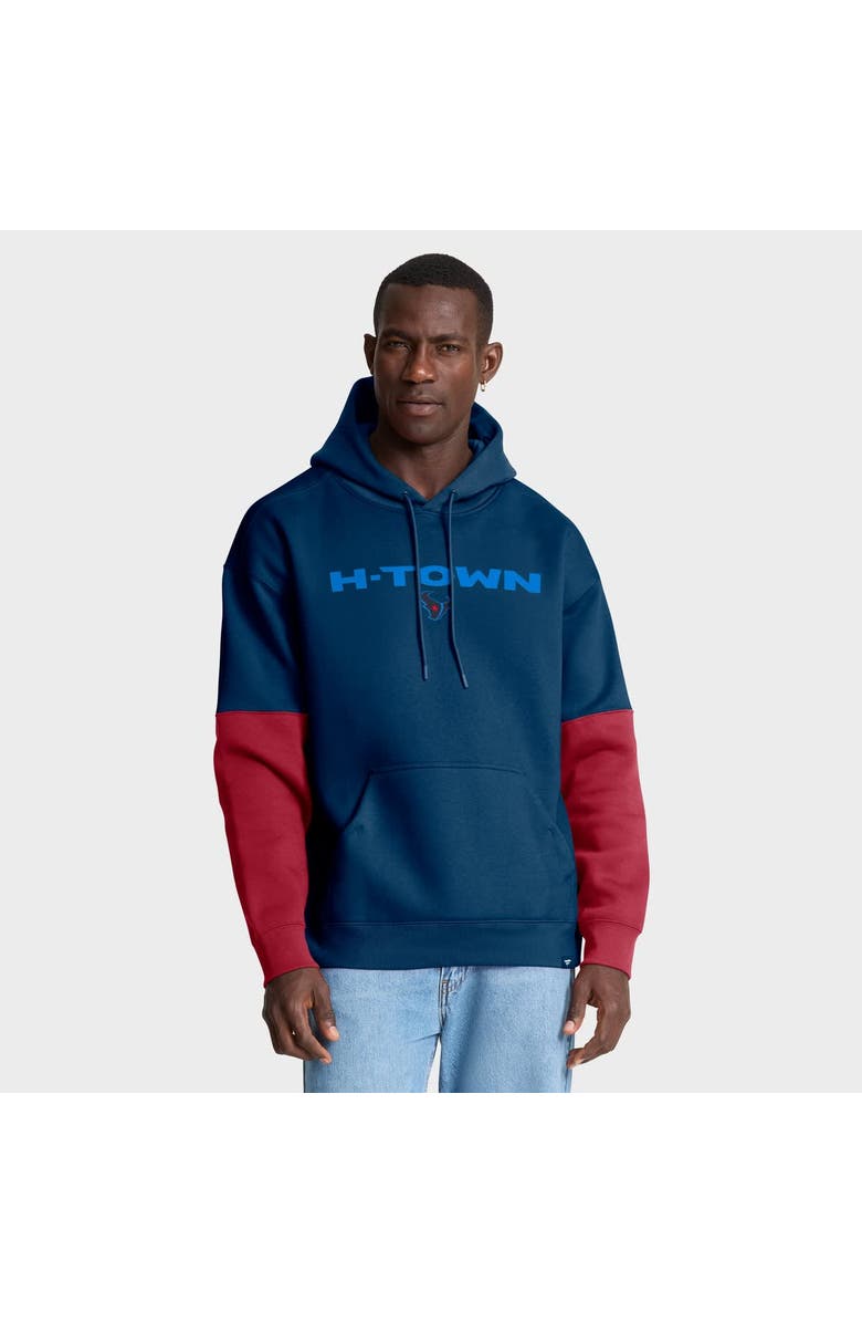 FANATICS Men's Fanatics Navy Houston Texans Helmet Alt Pullover Hoodie, Alternate, color, Navy