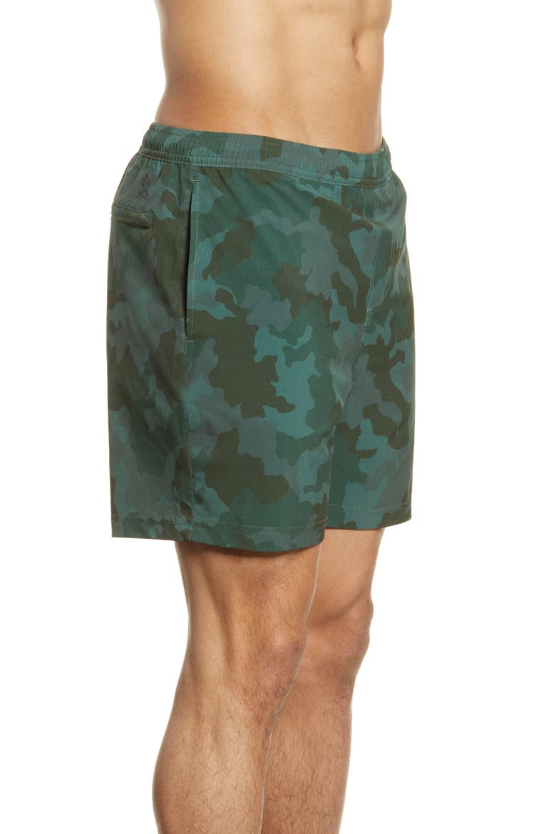 The You Can't See Mes Shorts, Alternate, color, DARK GREEN
